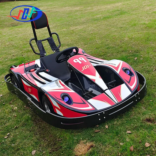 Go-kart con corpo regolabile
